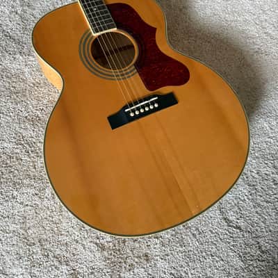 2010 Epiphone EJ-200 Artist Jumbo Acoustic Guitar Natural Finish image 2
