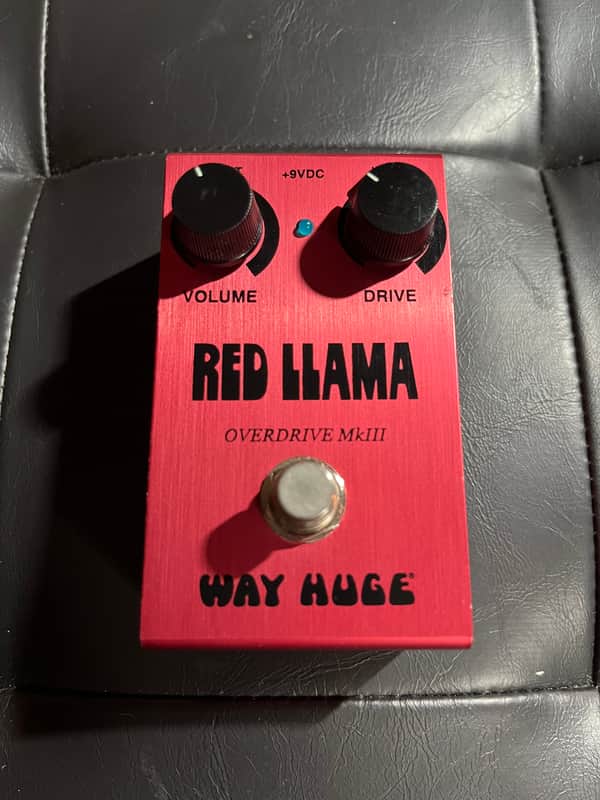 Way Huge WM23 Smalls Red Llama Overdrive MkIII 2022 - Present - Red image 1