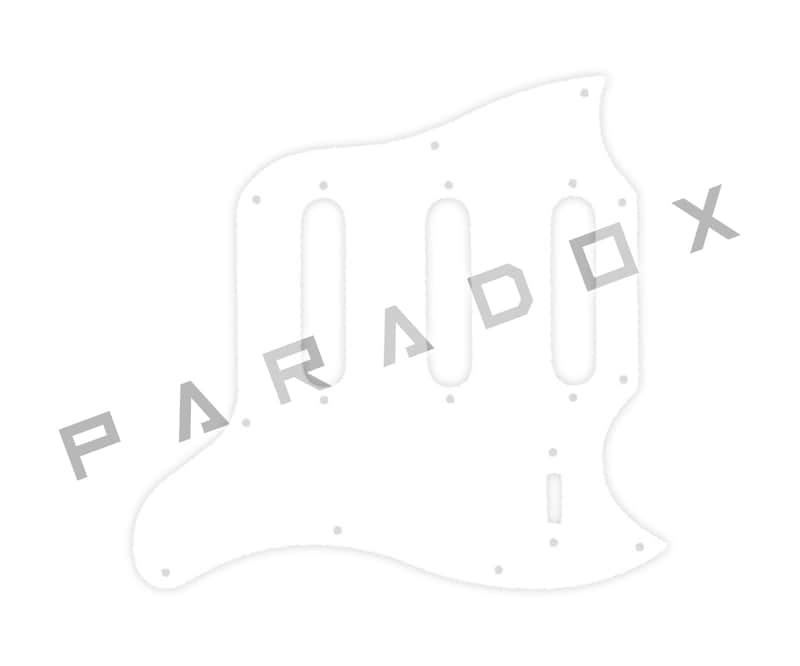 Custom Pickguard For 1968 Made in America Gibson Melody Maker III S-S-S - White/Red/White .090" image 1