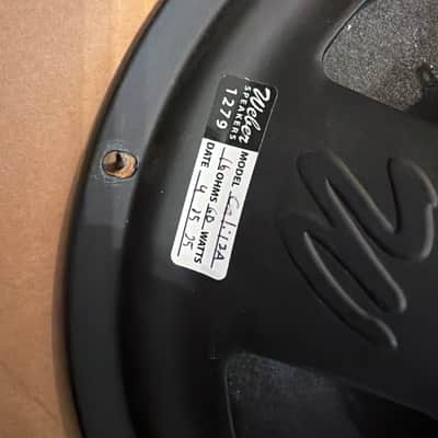 Weber Alnico California 12” 16ohm 2025 - 16ohm 60 watts image 2