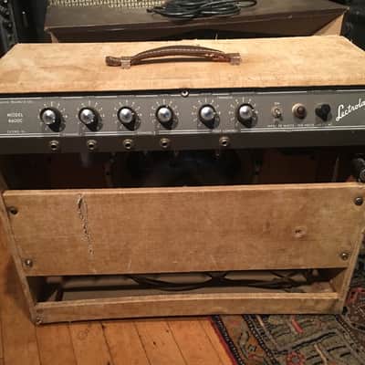 Lectrolab R600C Vintage Combo Guitar/Harp Amplifier 1950/60's Classic Tweed image 2