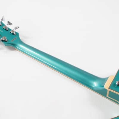 D'Angelico Premier SS Semi-hollowbody Electric Guitar - Sky Blue with Stopbar Tailpiece image 10