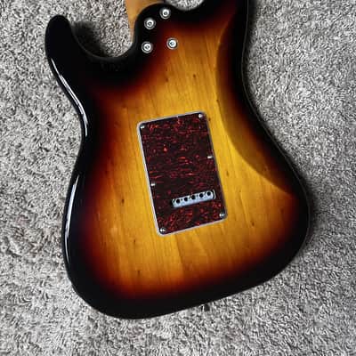 Jet Guitars JS-400 JS400 SB, HSS Ceramic pickups, solid basswood body, 22 frets roasted maple neck, 2 point tremolo Free Setup image 4
