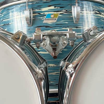Ludwig "Bowling Ball" Blue Oyster 1970 image 6