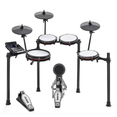 Alesis Nitro Max Kit Eight Piece Electronic Drum Kit with Mesh Heads and Bluetooth image 1