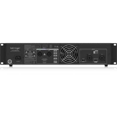 Behringer NX3000 3000W Ultra-Lightweight Class-D Power Amplifier with SmartSense Loudspeaker Impedance Compensation with Value Series XLR M to F Professional Microphone Cable - 25' image 7
