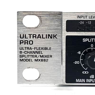 Behringer Ultralink Pro MX882 8-Channel Mixer / Splitter 2010s - Black / Silver TGHM image 8