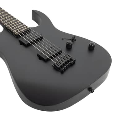 Ibanez RGRTBB21 Iron Label RG Baritone - Black Flat image 6