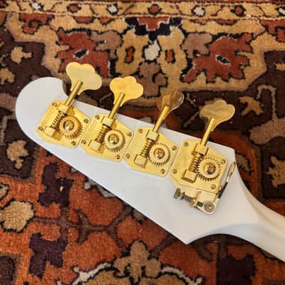 Vintage 1977 Gibson Thunderbird White Bicentennial Bass Guitar *Upgraded* 1970s image 17