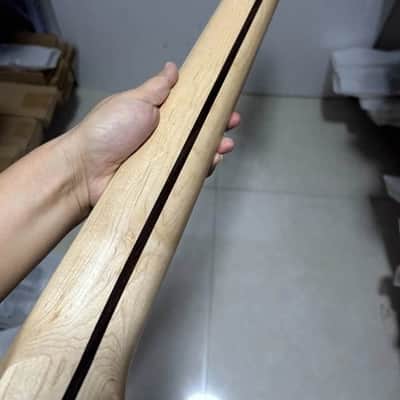 Fretless Maple Wood 5 String Bass Neck, Maple Fingerboard image 6