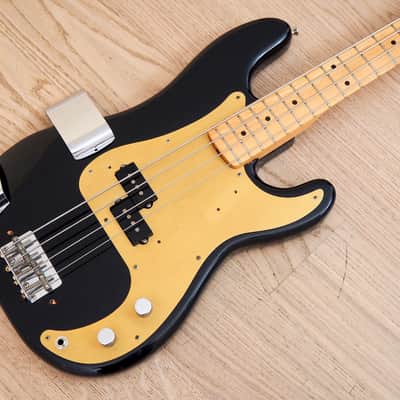 1983 Fender Precision Bass '57 Vintage Reissue Fullerton Black Over Fiesta Red 100% Original w/ohc image 6