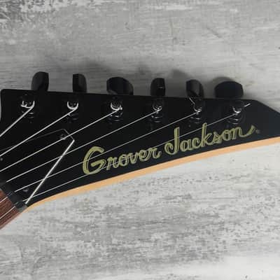 1996 Grover Jackson Japan Mini Rhoads Flying V w/Onboard Speaker/Amp (Polka Dot) image 8