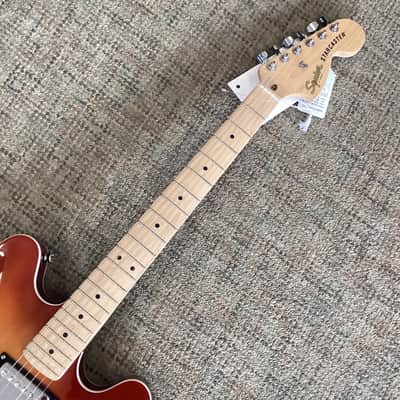 Squier Affinity Starcaster Deluxe in Sienna Sunburst image 3