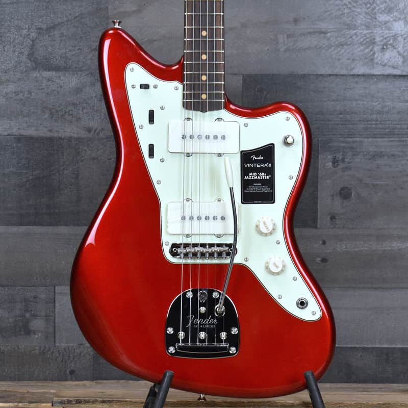 Mint Fender Vintera III Mid 60s Jazzmaster - Candy Apple Red with Gigbag image 1