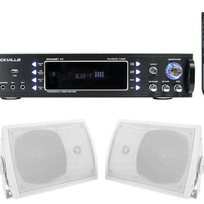 Rockville Home Theater Bluetooth Receiver + (2) 5.25" Speakers with Swivel Brackets image 11