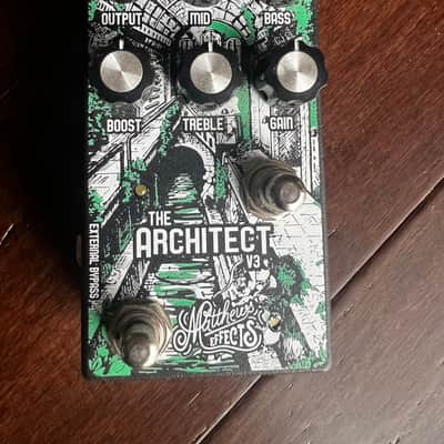Matthews Effects The Architect Foundational Overdrive/Boost V3 2019 - Green Graphic image 1