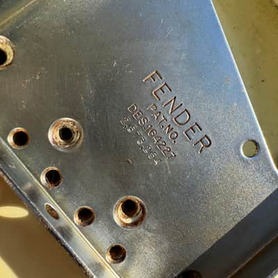 1963 thru 1977 Fender Telecaster Bridge  PAT.PEND. Tele Plate USA  RI  - 60’s 70’s image 4