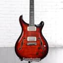 PRS SE Hollowbody II Piezo Electric Guitar - Orange Tiger Smokeburst (SEHB2POTSd2)