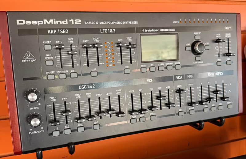 Behringer DeepMind 12D Desktop 12-Voice Polyphonic Analog Synth Module 2016 - Present - Black image 1