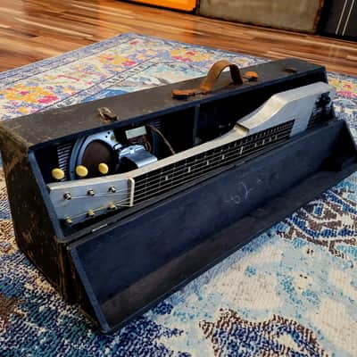 1940 Supro Model 60 Lap Steel w/ Amp Case - Tube Amp Case image 3