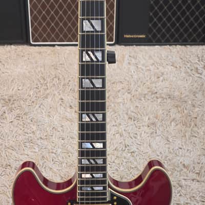 D'Angelico Excel DC Semi-Hollow with Stop-Bar Tailpiece Cherry image 7