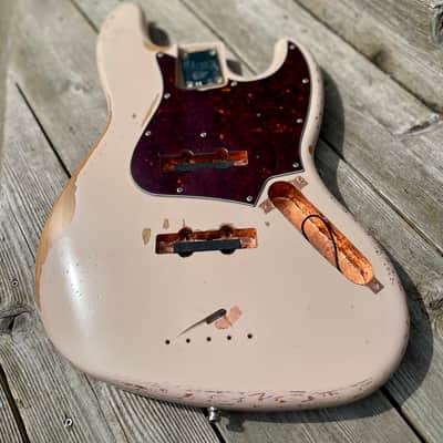 Fender Flea jazz bass body 2020 - Shell Pink image 3