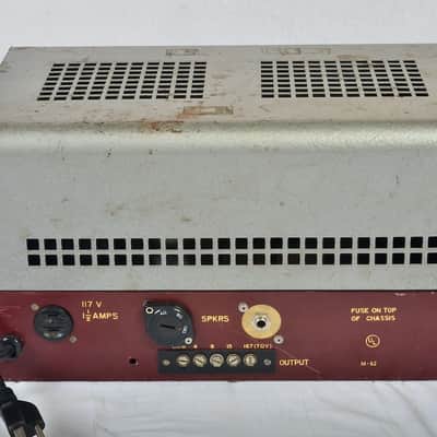 Modded Challenger Amplifier Co. CH30 - now a guitar amp head 1950's image 9