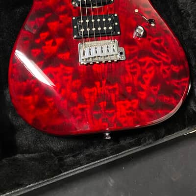 2014 Schecter USA Custom Shop California Custom Elite HSS Black Cherry Quilted Maple w/OHSC image 2
