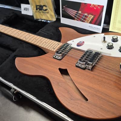 Rickenbacker 330/12 Walnut BRAND NEW NOS 2014 American USA Twelve 12 String 330 Electric Guitar image 6