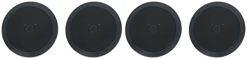 4 Rockville HC55-16 Black 5.25" 300 Watt In-Ceiling Home Theater Speakers 16 Ohm image 1