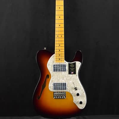 Fender American Vintage II 1972 Telecaster Thinline 3-Color Sunburst Maple Fingerboard image 2