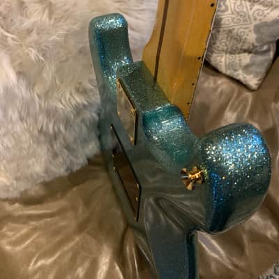 Fender Crazy Rare-Custom Shop  7 String Stratocaster 'Alex Gregory' Blue Sparkle image 10