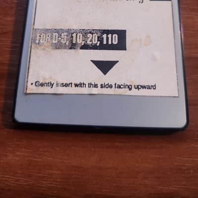 Roland LA Synthesis Best Choice Sound Library Card for D-5, D-10, D-20, D-110