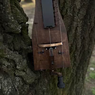Hurdy-Gurdy - 19 keys - 3 string - Hurdy Gurdy Musical Instrument Lyre image 3