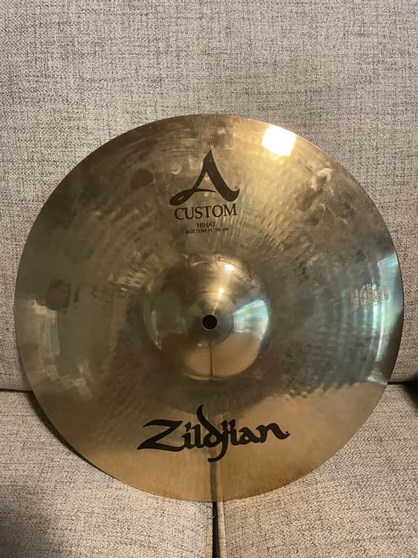 Zildjian 14" A Custom Hi-Hat Cymbals (Pair) image 1