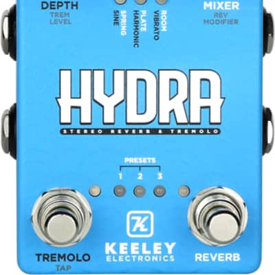 Keeley Hydra Reverb/Tremolo Effects Pedal image 1