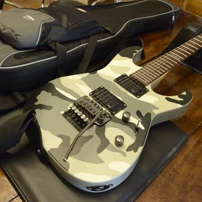 ESP LTD M-200UC Urban Camo Floyd Rose Strat Horizon Dinky M-200 Guitar Premium Gig Bag M200 image 1