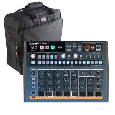 Arturia DrumBrute Impact Analog Drum Machine, Gator G-MIXERBAG-1515 Bundle