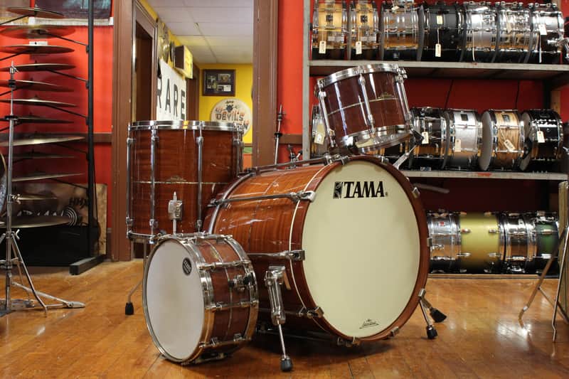 2000s Tama Starclassic Omnitune in Natural Bubinga 18x22 9x12 16x16 6.5x14 image 1