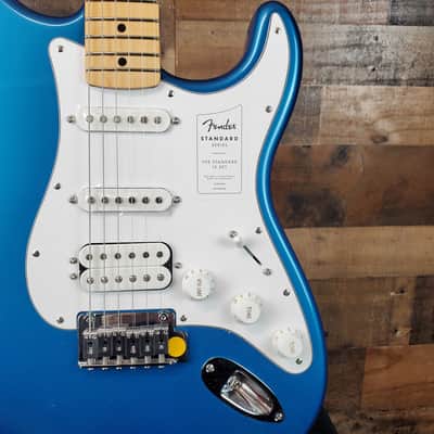 Fender Standard Stratocaster HSS Electric Guitar - Aqua Marine Metallic 889 image 3