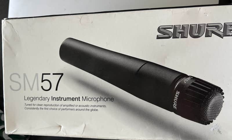 Shure SM57 Instrument Unidirectional Dynamic Microphone SM 57 Reverb shure-sm57-instrument-unidirectional-dynamic-microphone-sm-57-reverb
