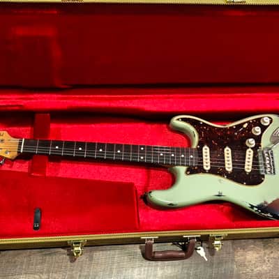 MyDream Partcaster Custom Built - Surf Green over Sunburst Izabella image 5