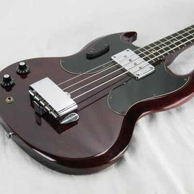 RARE 1969 Gibson EB-0 LEFT-HANDED Bass w OHSC! Double-Pickguard Lefty! Vintage image 20