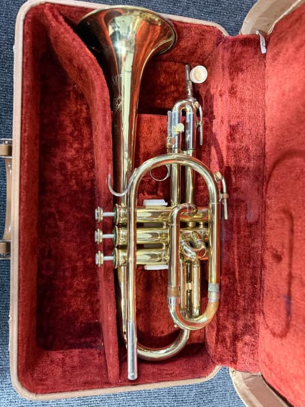 Holton Collegiate Cornet Brass with Case image 1