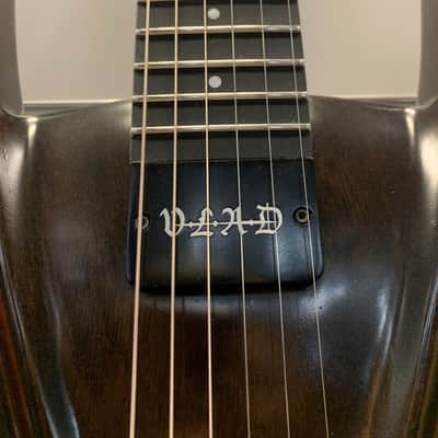 elyra VLAD  special custom guitar made in Germany - one-of-a-kind - brown - single piece worldwide image 4