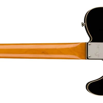 Classic Vibe Baritone Custom Telecaster®, Laurel Fingerboard, Parchment Pickguard, Black image 2