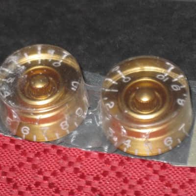 TWO new genuine Gibson GOLD SPEED KNOBS (ONLY TWO of the 4 knobs from the PRSK-020 set are for sale) image 6