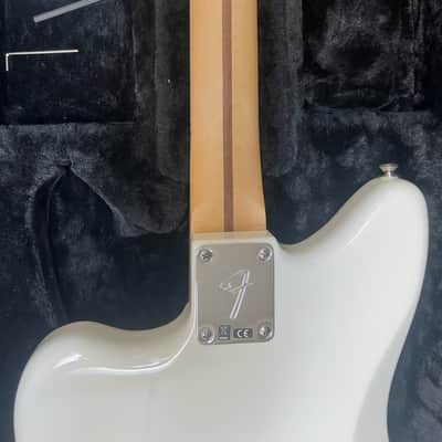 Fender Player Jazzmaster HH Solidbody Electric Guitar - Polar White with SKB Hardshell Case image 8