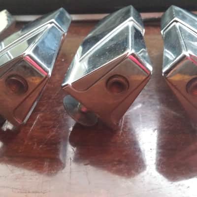 Tama Vintage TRAK Drums SET OF 8 Bass Lugs Tama Made Japan RARE PARTS 80s image 7