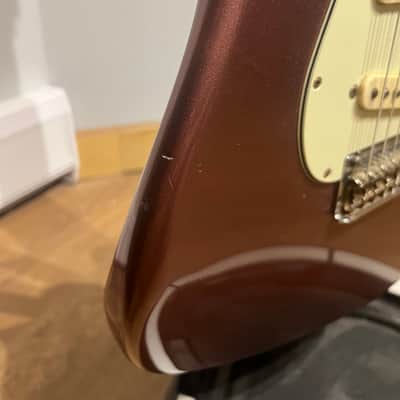 Fender Stratocaster Japan Hybrid 2018 - Burgundy mist image 4